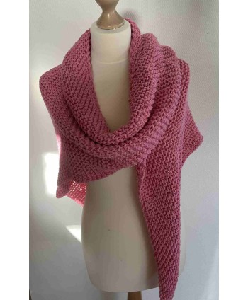 Omslagdoek Pink, Handmade by Smit