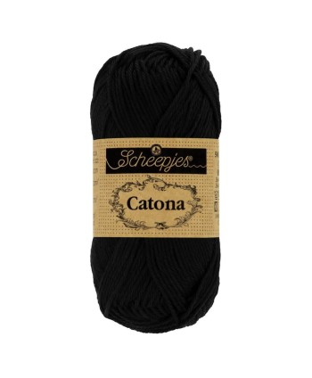 1678-110 Jet Black Scheepjes Catona