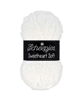 1687-001 Wit, Scheepjes Sweetheart Soft