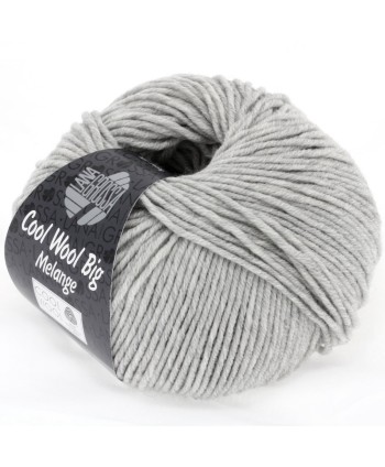 064 0616 lichtgrijs, Cool Wool BIG Melange, Lana Grossa