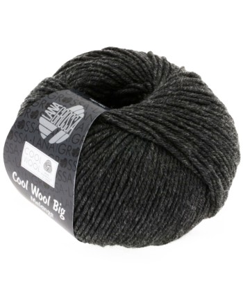 064 0618 Antraciet, Cool Wool BIG Melange, Lana Grossa