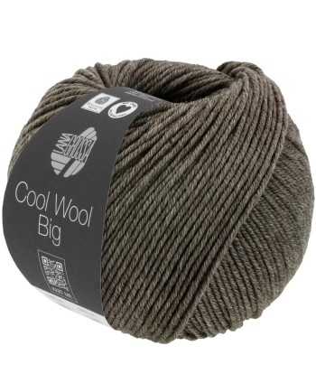 064 1622 Donkerbruin, Cool Wool BIG Melange, Lana Grossa