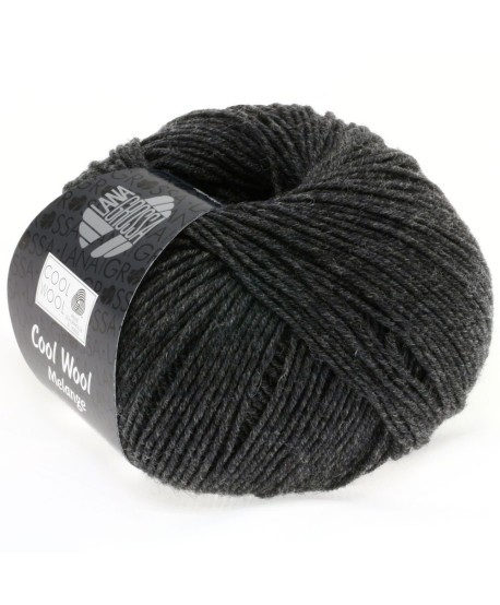 067 0412 Donkergrijs, Cool Wool Melange, Lana Grossa