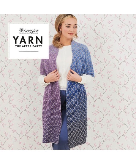 Breipakket Lavender Trellis Wrap, Scheepjes