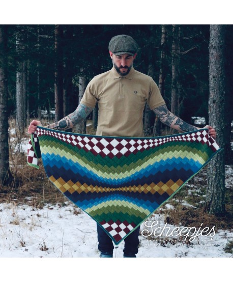 Landscape shawl MAL Scheepjes