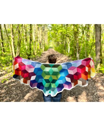 Tumbling Blocks Shawl