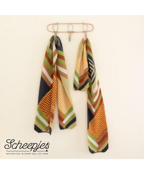 Goldcrest Scarf kit, Scheepjes, CKAL2024-GC